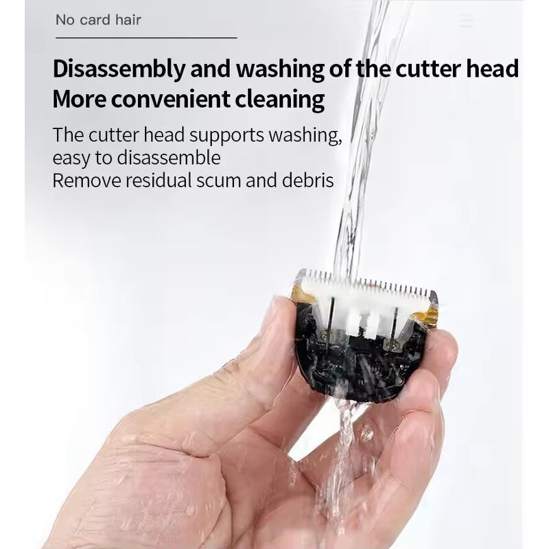 Men's Grooming Trimmer Set - Shaver Shears Low Noise Rechargeable Cordless Quiet Clipper