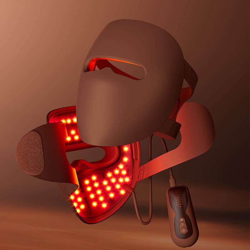 3D LED Face Mask - Dropshipping Red Light Therapy Acne Treatment Silicone 360 Safe
