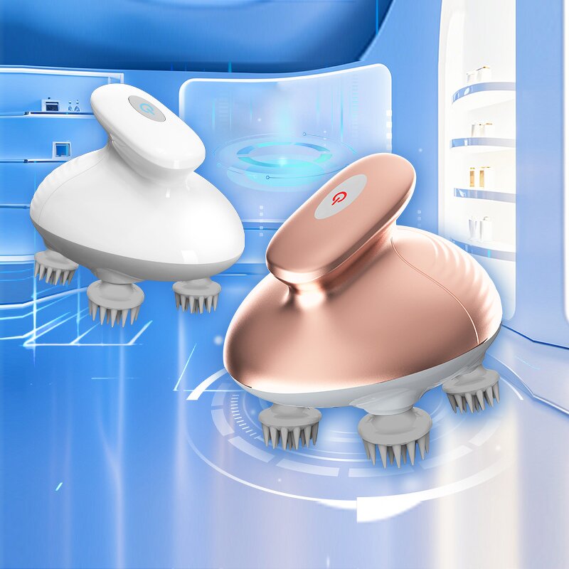 Electric Scalp Massager - 84 Nodes Cordless Kneading Handheld Portable Head Scratcher