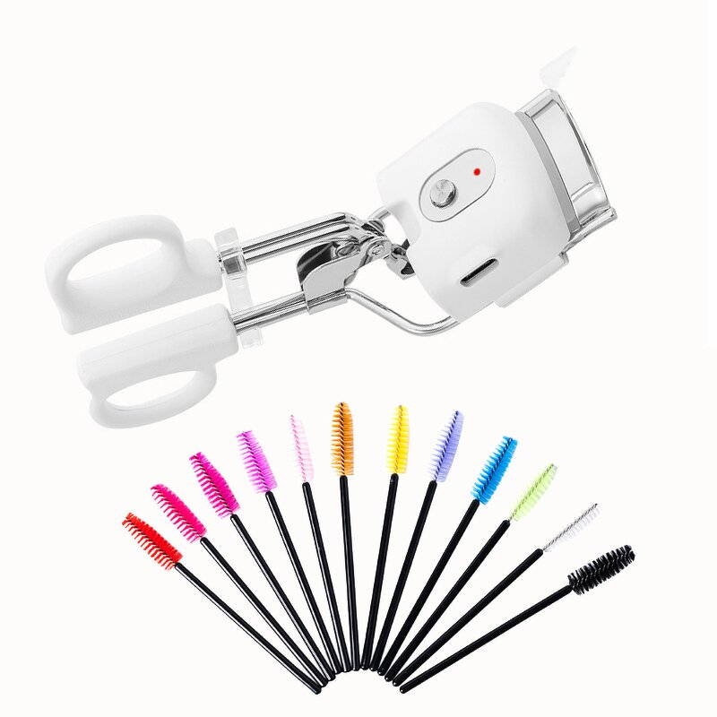 Mini Eyelash Curler - Private Label USB Charging Heated Dual Temp Control ABS Makeup