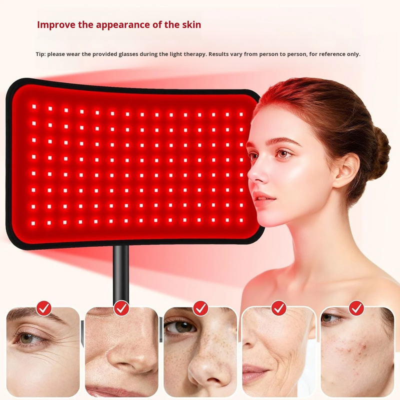 3 in 1 Light Therapy Device - Mat/Belt/Stand 660nm&850nm Infrared Face Waist Back Knees