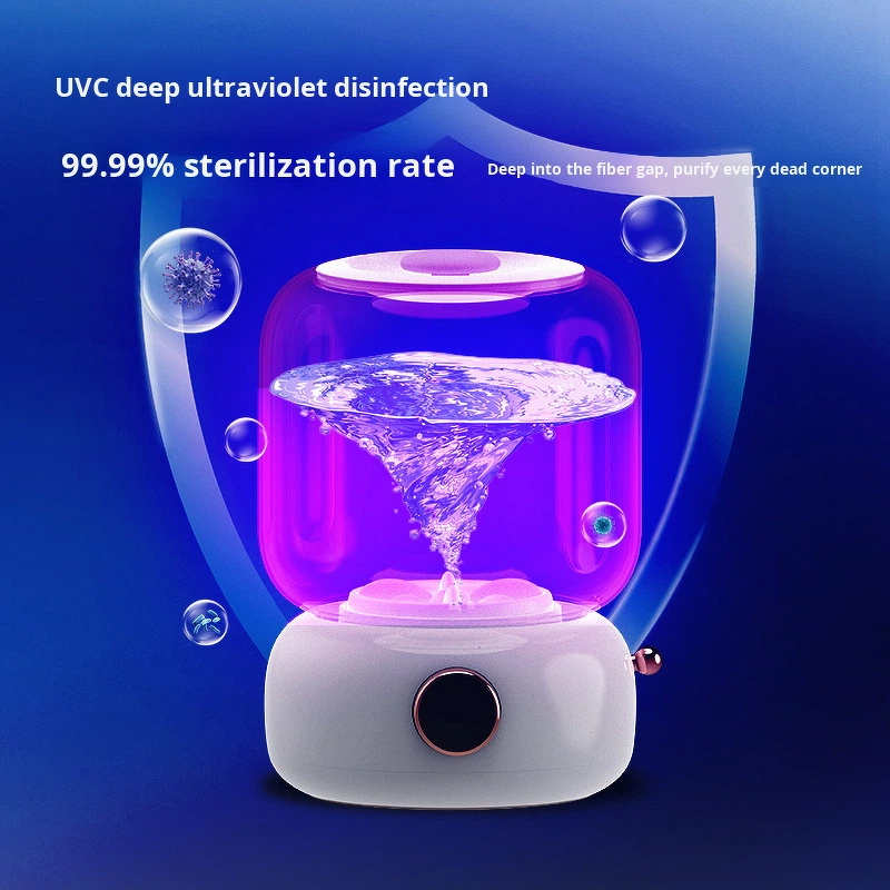 Mini Portable Washing Machine - 4000mAh Rechargeable Wireless 2L Deep Cleans Delicate