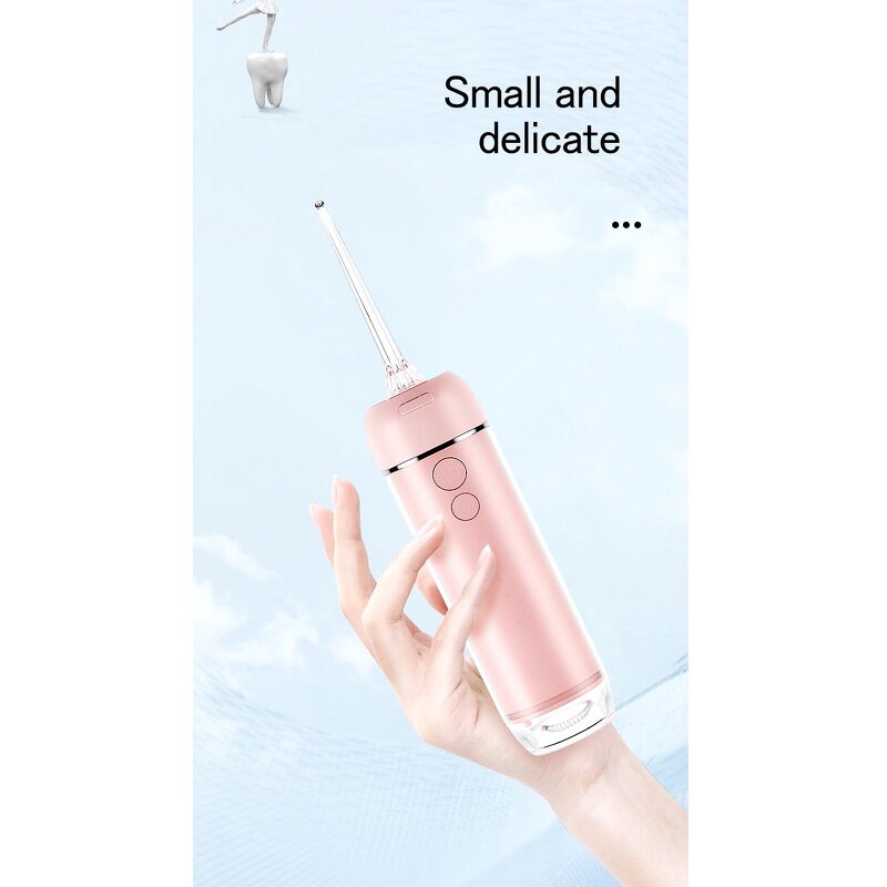 Mini Water Flosser - 3 Modes 200ml Cordless CE ROHS Oral Irrigator Massage Function