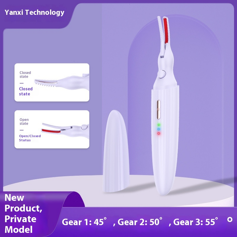 Electric Eyelash Curler - Heat Sensitive Pad 8s Fast Heating 24hrs Natural Lash Lift