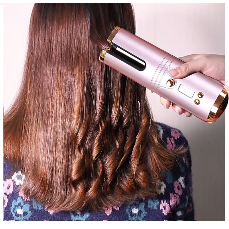 360 Automatic Hair Curler - Mini LED Temp PTC Tourmaline Including Hair Dryer Tool