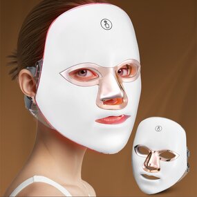 7-Color LED Facial Mask - Photon Rejuvenation ABS Rechargeable Acne Wrinkle Removal