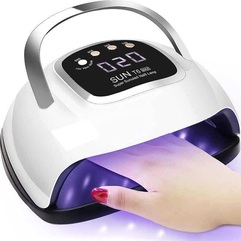 220W USB UV Nail Lamp - Portable Cordless Professional Electric Gel Polish Home Use