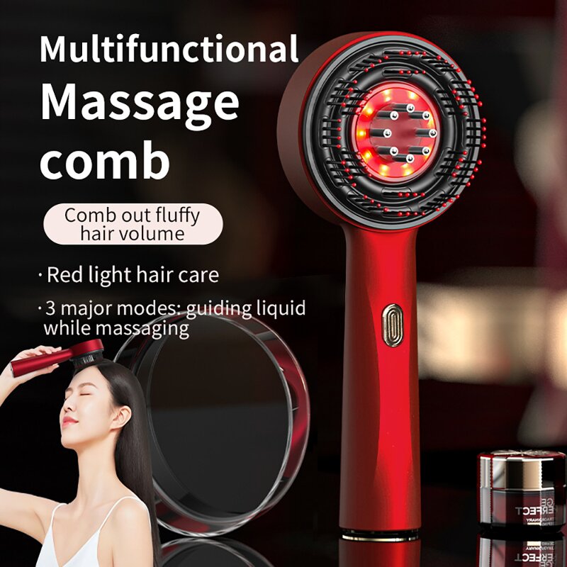 LumiGrow Pro Massager - Red Light Therapy Facial Scalp Hair Growth Tension Reliever