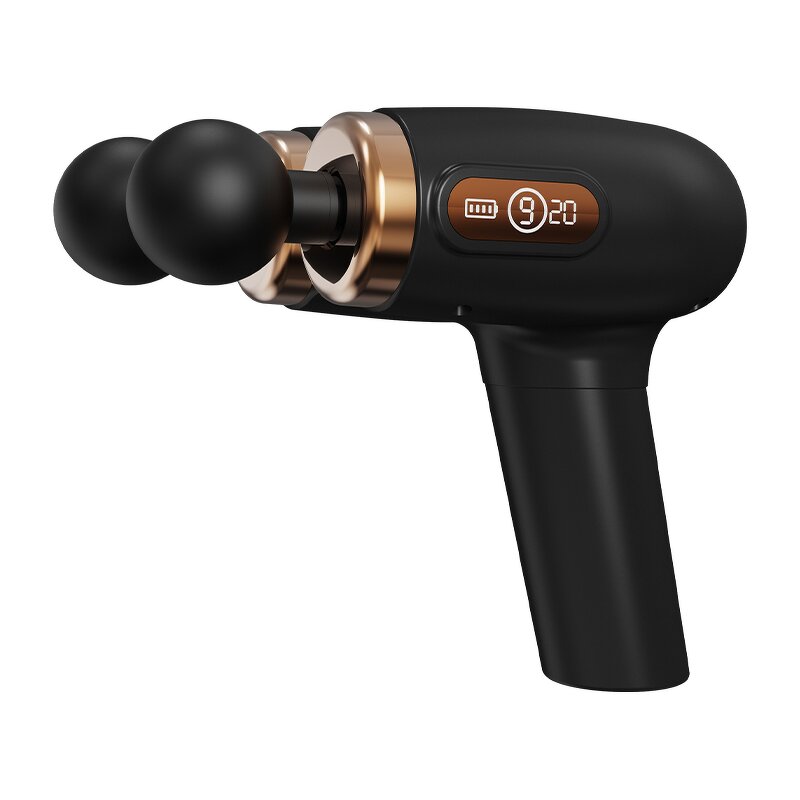 Dual-head Fascia Gun - Wireless Rechargeable Timing 4-6H Runtime Full Body Muscle