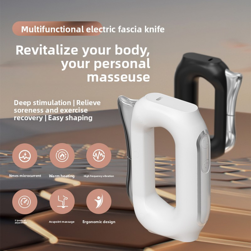 Electric Gua Sha Knife - Latest Multi-functional USB Rechargeable Timing Deep Tissue