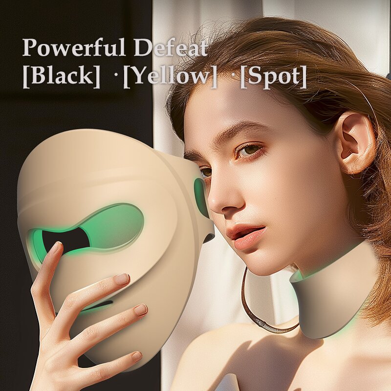LED Light Therapy Mask - Next Gen High-Intensity 3D USB Silicone Skin Revitalization