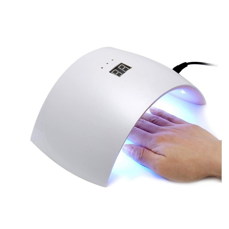 36W LED UV Nail Lamp - Professional Home Salon LCD 3 Timer Gel Polish Durable Plastic