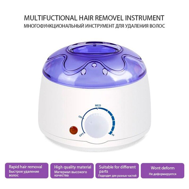 Electric Wax Heater - Professional Home Use Body Nose Hands Feet Silicon Pot Women