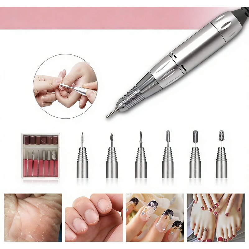 Electric Nail Drill - Best Selling Rechargeable ABS High-speed Dust-proof Home Pen