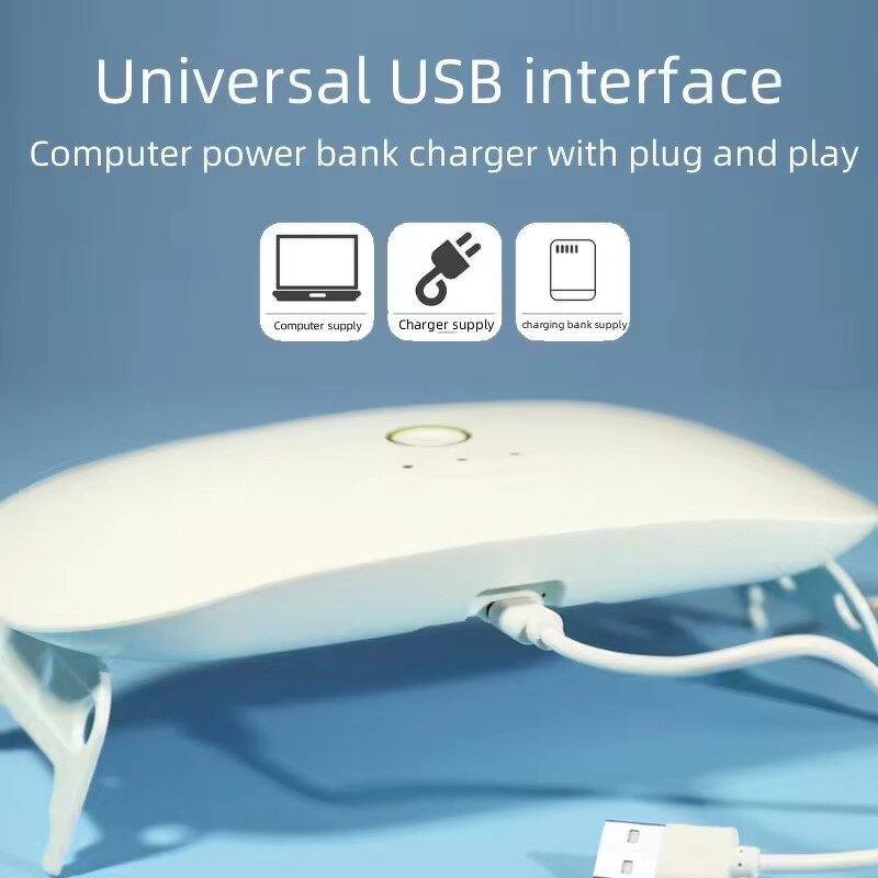 Mini UV Light Nail Lamp - Wholesale 12W Quick Drying UV Gel LED Plastic Salon Equipment