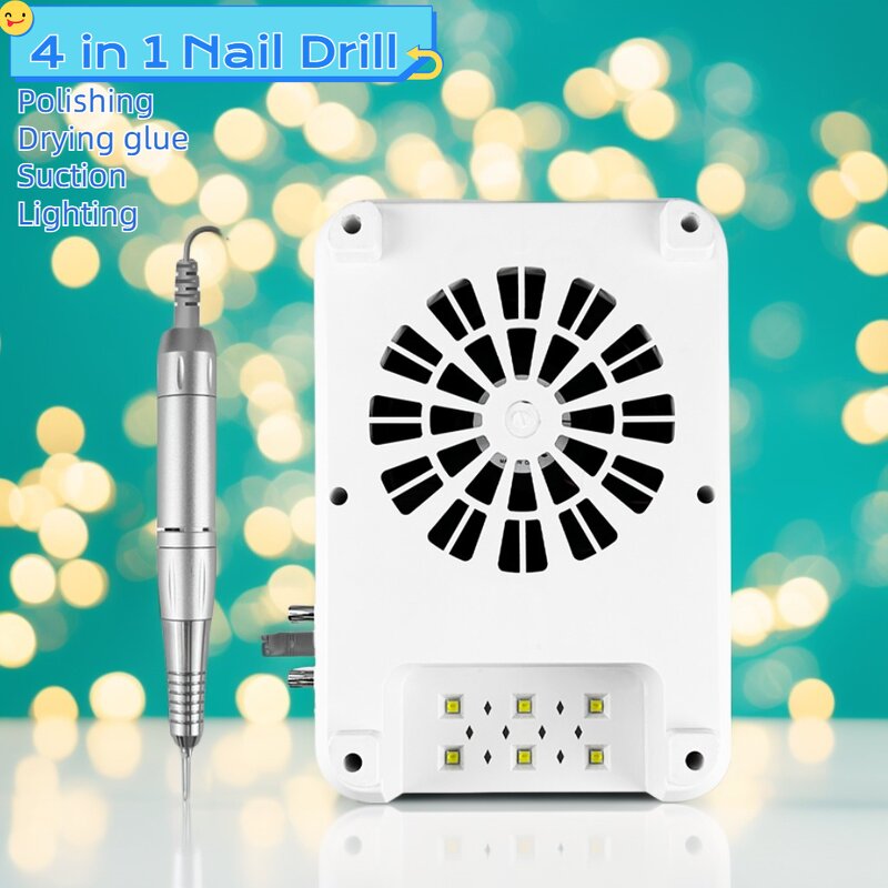 Cordless Nail Drill - Professional 35000RPM Rechargeable Easy-Carry Multi-Function E-File