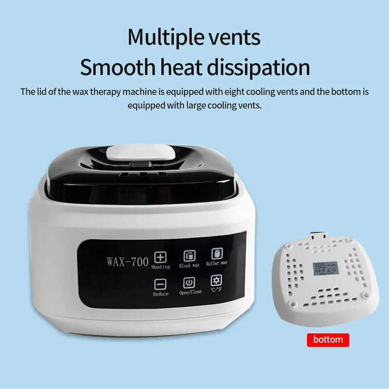 Digital Thermostat Wax Machine - Professional 500cc Hair Removal Hands Body Feet