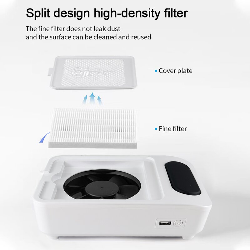 4 in 1 Nail Set Kit - Portable UV Lamp 35000 Rpm Rechargeable Drill Machine Dryer