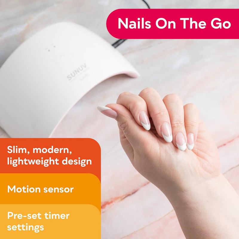 36W LED UV Nail Lamp - Professional Home Salon LCD 3 Timer Gel Polish Durable Plastic