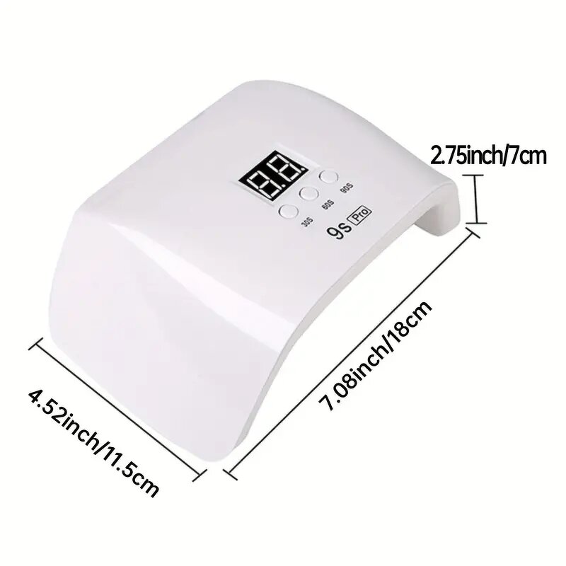 320W UV LED Nail Lamp - Professional Wholesale 72 Beads Detachable Base Gel Curing