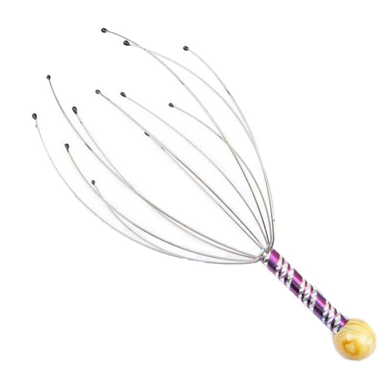 Manual Head Massager - Portable Handheld Hair Stimulation Stress Relief Blood Circulation