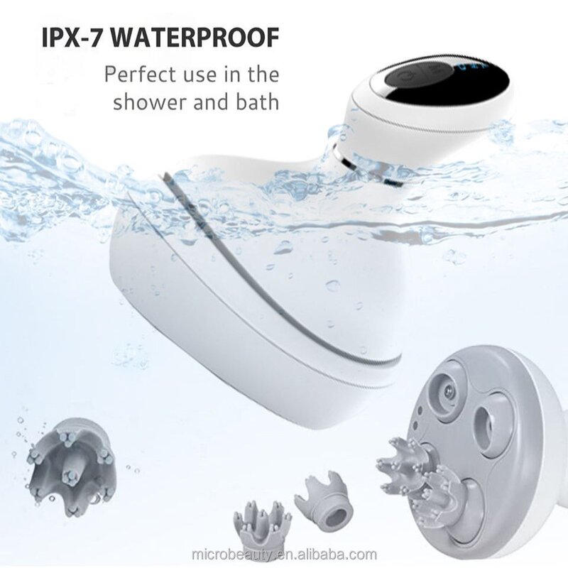 Head Massager - Deep Kneading Migraine Relief Vibration Red Light Therapy Fatigue