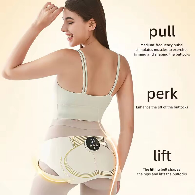 Electric Buttocks Massager - Portable Wireless Vibration Muscle Stimulator Lifter Shaping