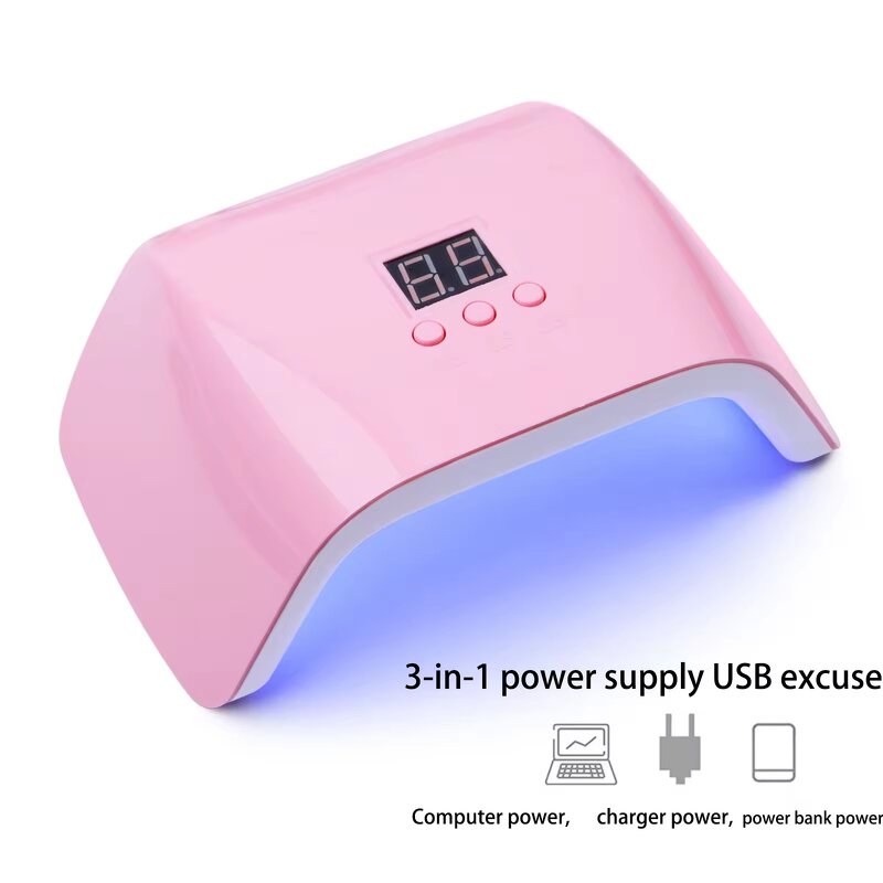 320W UV LED Nail Lamp - Professional Wholesale 72 Beads Detachable Base Gel Curing