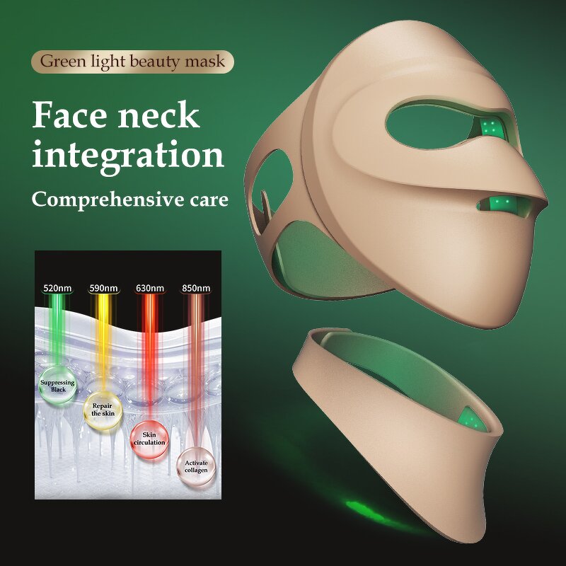 LED Light Therapy Mask - Next Gen High-Intensity 3D USB Silicone Skin Revitalization