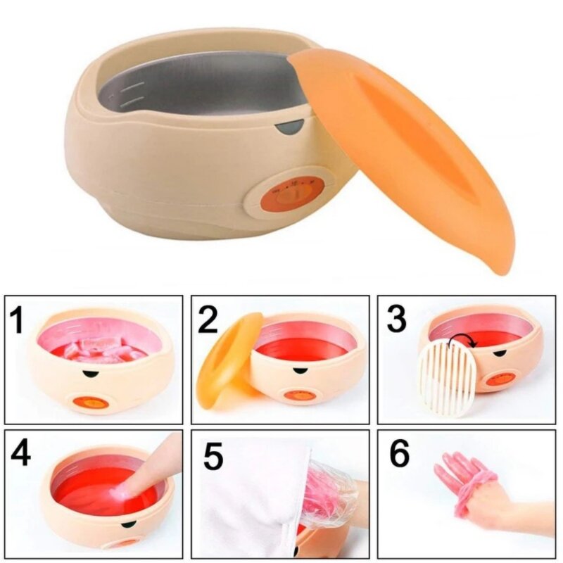 Single Pot Wax Heater - Professional Mini SPA Body Depilatory Hands Feet Nose Hair