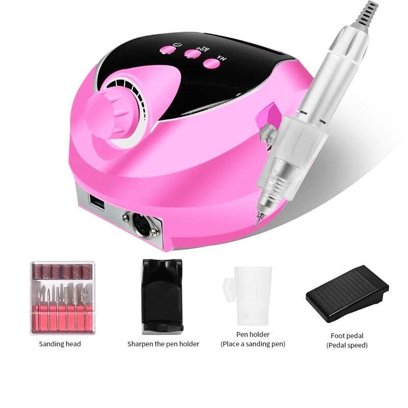 85W Electric Nail Drill - Powerful Gel Polish Removal Plastic Factory Direct Stock