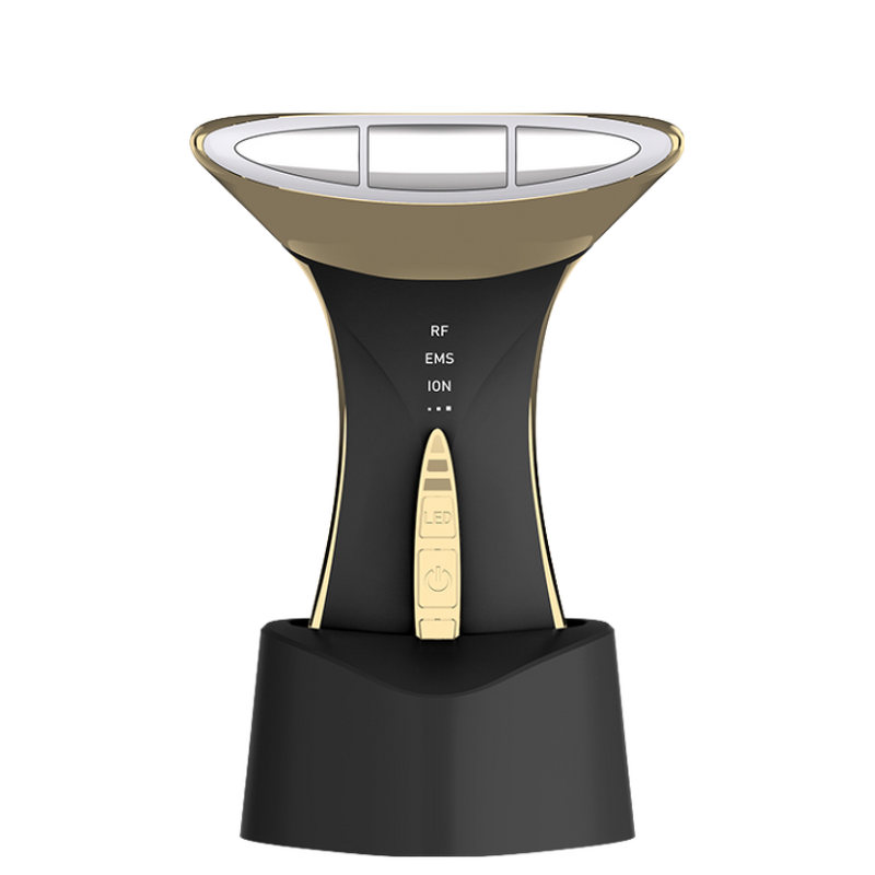 RF EMS Facial Massager - Home Use Red Light LED Photon Anti-Aging Face Neck Lifting