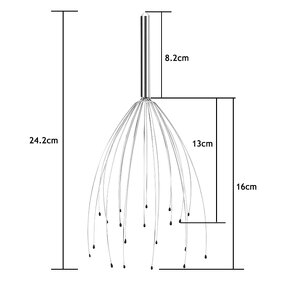 Scalp & Head Massager - All-Round Handheld Hair Claw Fatigue Relief Dredging Comfort