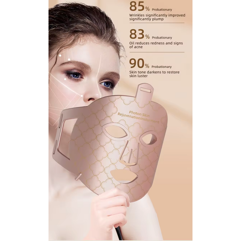 Red Infrared Light Therapy Mask - UK Plug Skin Care Facial Tightening Lift Beauty