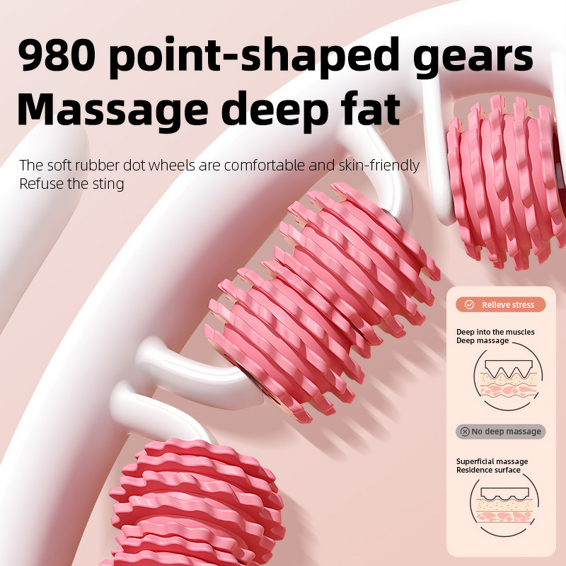 Circular Roller Leg Massager - Clamp Household Cervical Spine Meridian Health Care