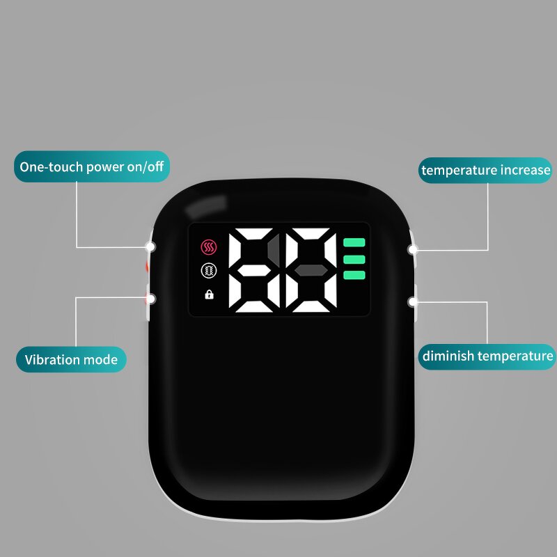 Infrared Heat Pad - Electric Wireless Remote Knee Leg Vibration Heating Pain Relief