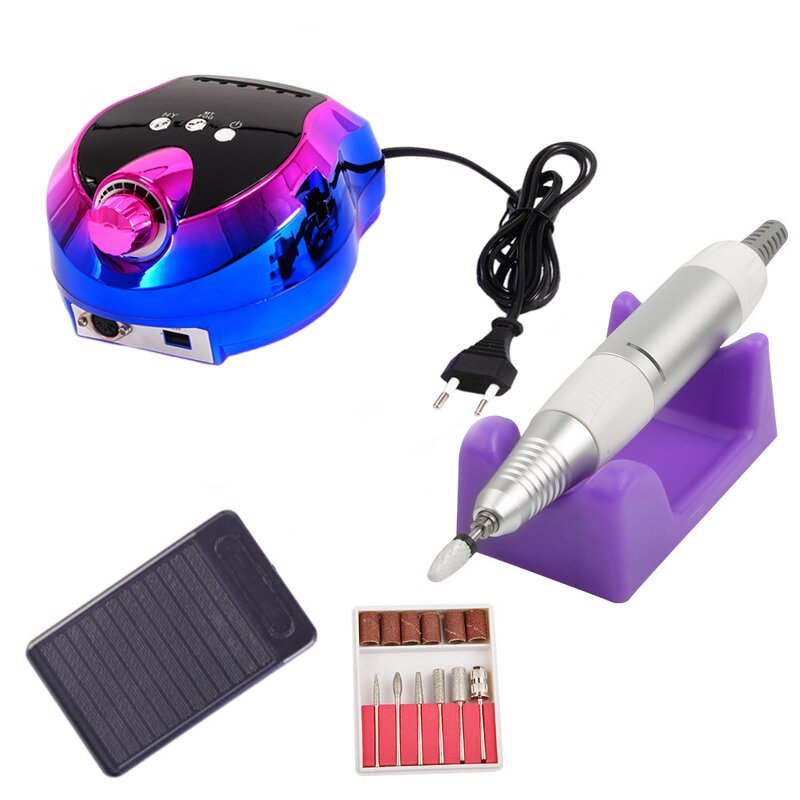 65W Cordless Nail Drill - Professional Plastic 35000-45000 RPM Manicure Gel Polish