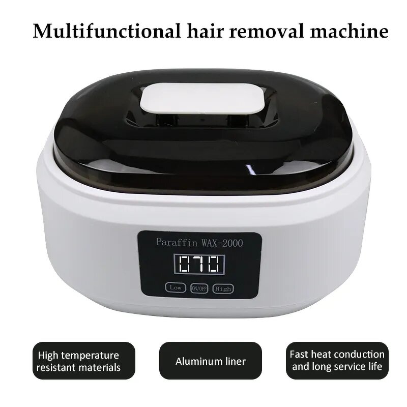 LED Digital Wax Heater - Home Use Electric Display Personal Beauty Care JP Included