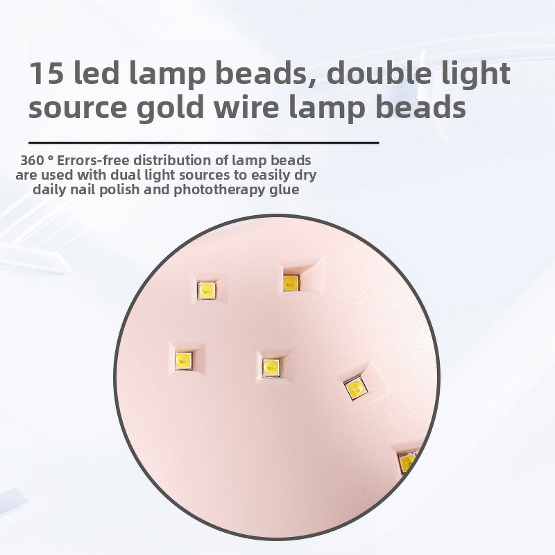 UV Nail Polish Dryer - LED Phototherapy US Plug Plastic Nail Baking Lamp Beauty