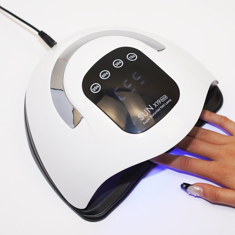 48W UV LED Nail Lamp - Portable 30s/60s/90s Timer Automatic Universal Voltage Electric