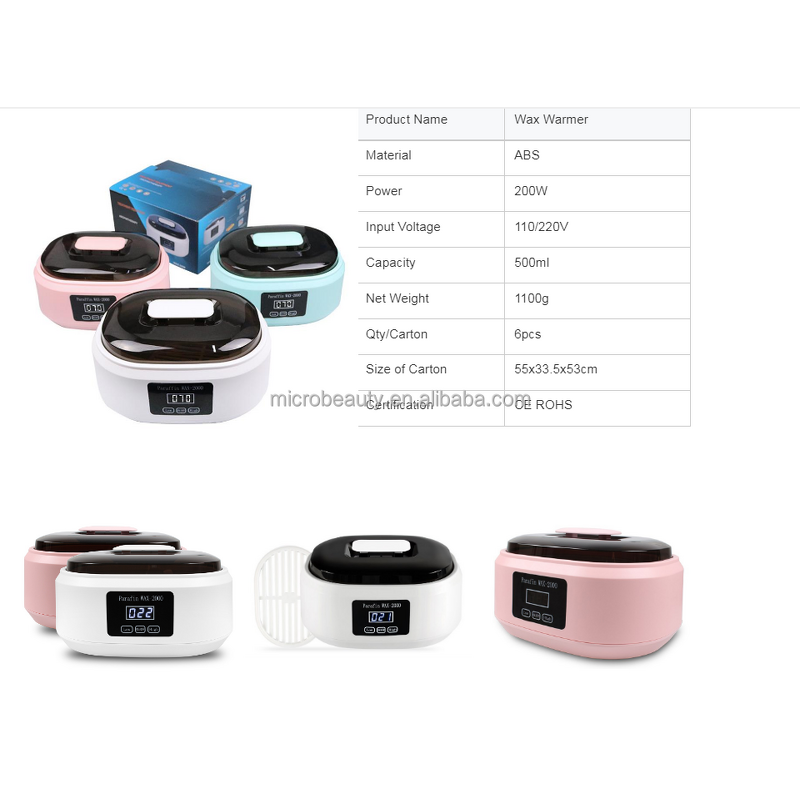 Electric Wax Warmer - Professional Hair Removal Fast Heating Ceramic Home Spa Use