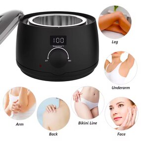 2000ml Wax Heater - Digital Control Hand Foot Paraffin Wax Depilatory Melt Hair Removal