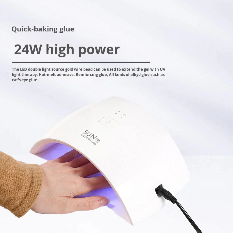 UV Nail Polish Dryer - LED Phototherapy US Plug Plastic Nail Baking Lamp Beauty