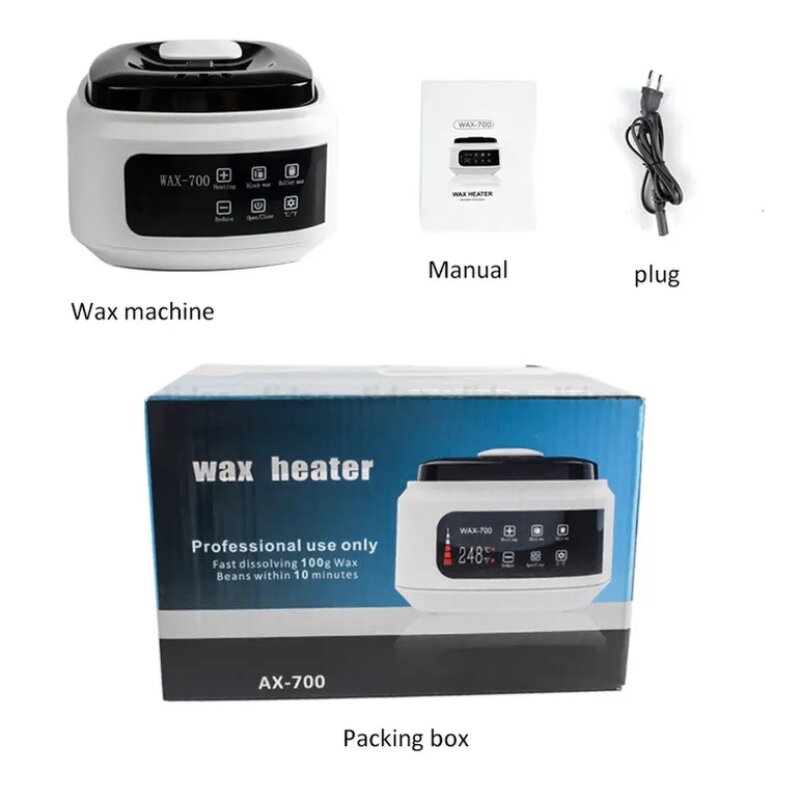 Digital Thermostat Wax Machine - Professional 500cc Hair Removal Hands Body Feet