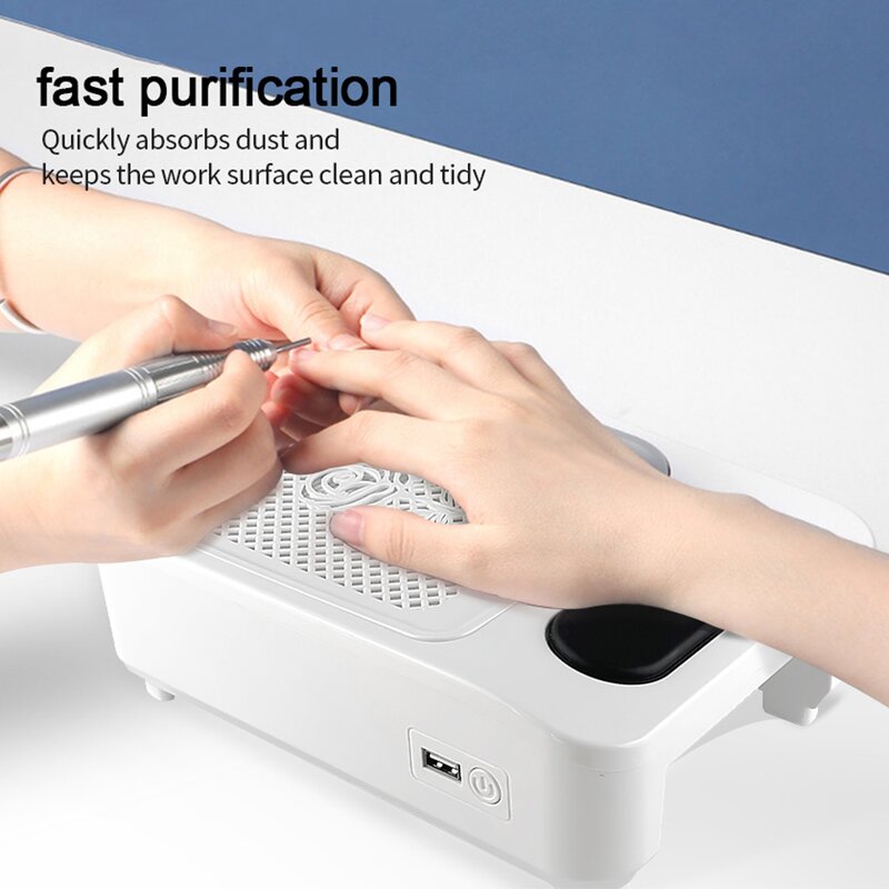 4 in 1 Nail Set Kit - Portable UV Lamp 35000 Rpm Rechargeable Drill Machine Dryer