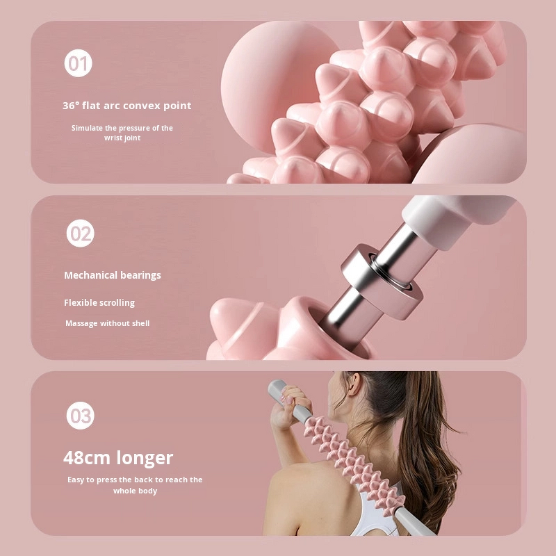 Multi-color Massage Roller - Hot Selling 486mm Exercise Fitness Deep Muscle Cellulite