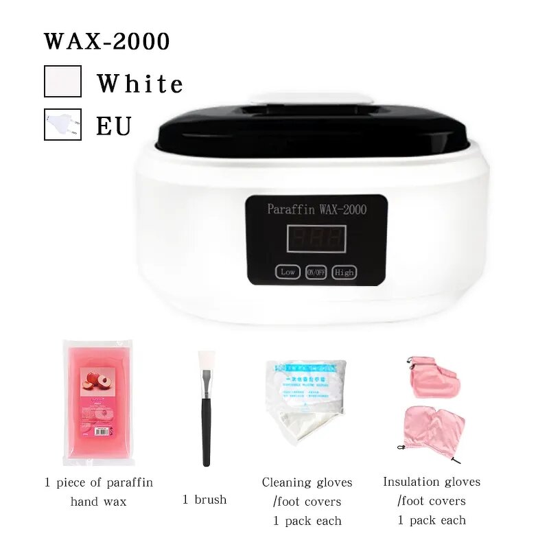 LED Digital Wax Heater - Home Use Electric Display Personal Beauty Care JP Included