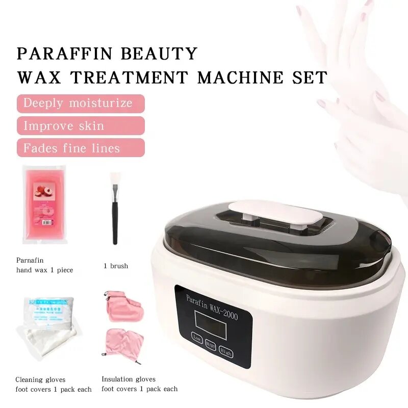 Digital Paraffin Wax Heater - SPA Salon Hair Removal Hands Feet JP Plug 200W CE