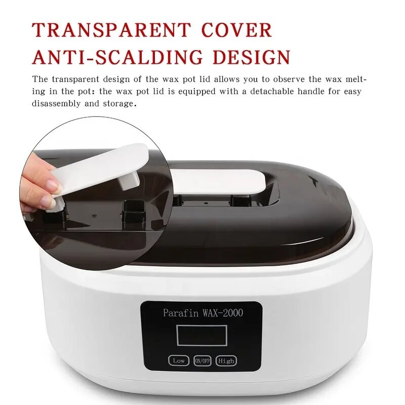 LED Digital Wax Heater - Home Use Electric Display Personal Beauty Care JP Included