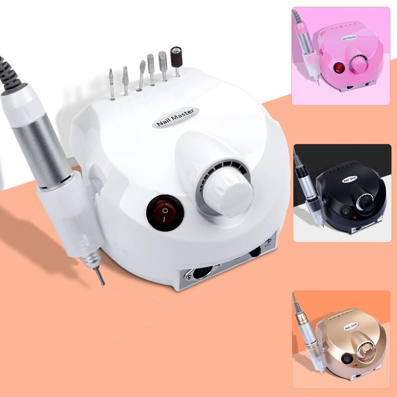 Electric Nail Drill Machine - High Speed Manicure Pedicure Salon Nail Sander Beauty